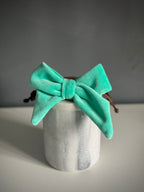 ReadyForBowTie | Velvet Light Turquoise/Brown