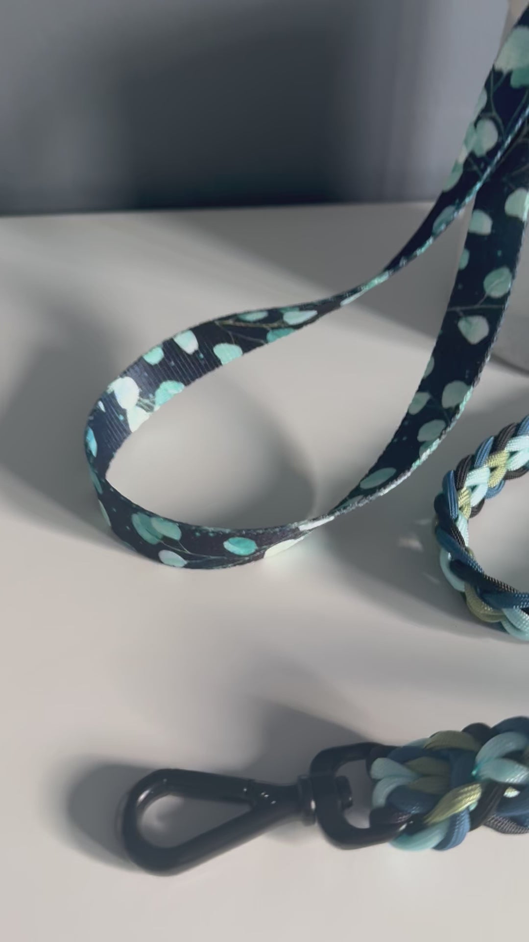 ReadyForFusion | Braided Leash | Eucalyptus