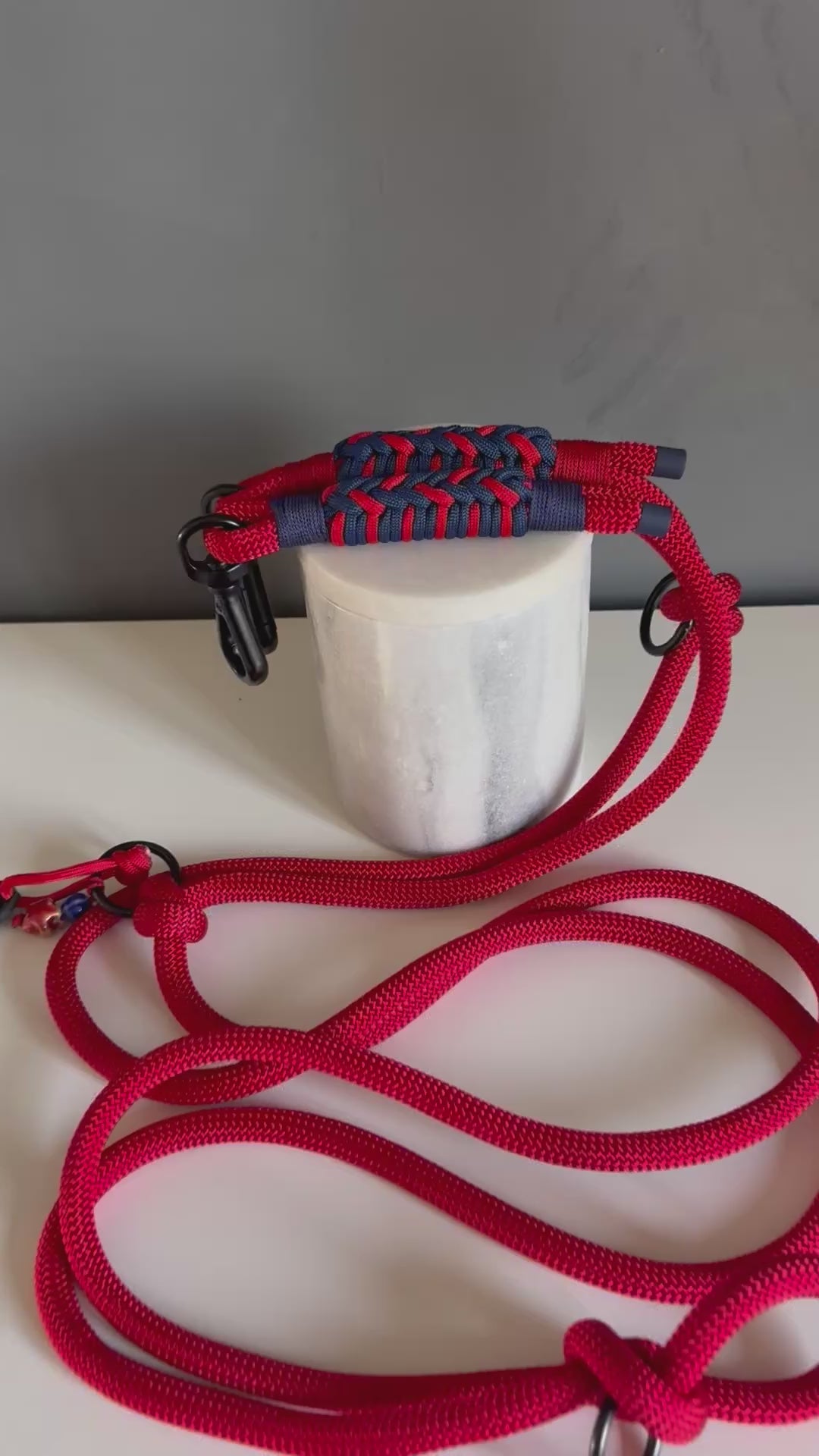 ReadyFor3Rope | Multifunctional Leash | Red Fish
