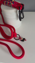 ReadyFor3Rope | Multifunctional Leash | Red Fish