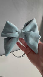 ReadyForBowTie | Velvet Light Blue/Grey
