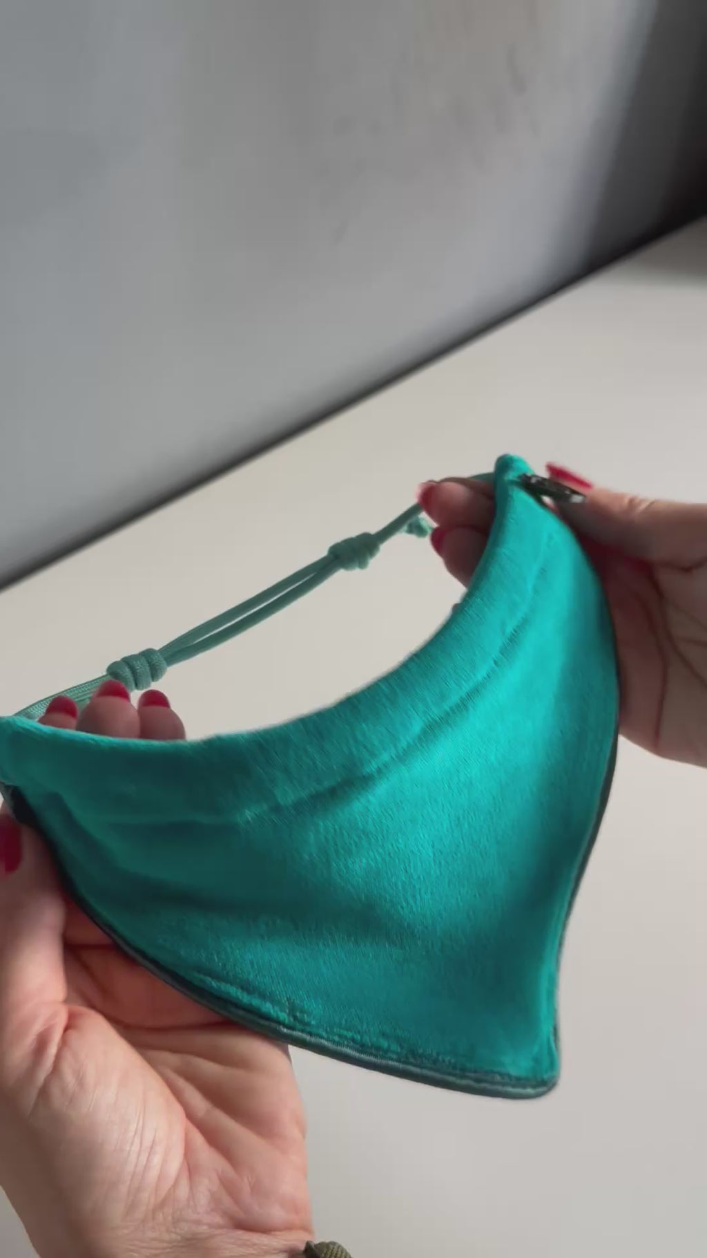 ReadyForBandana | Waterproof Linen-Texture | Red