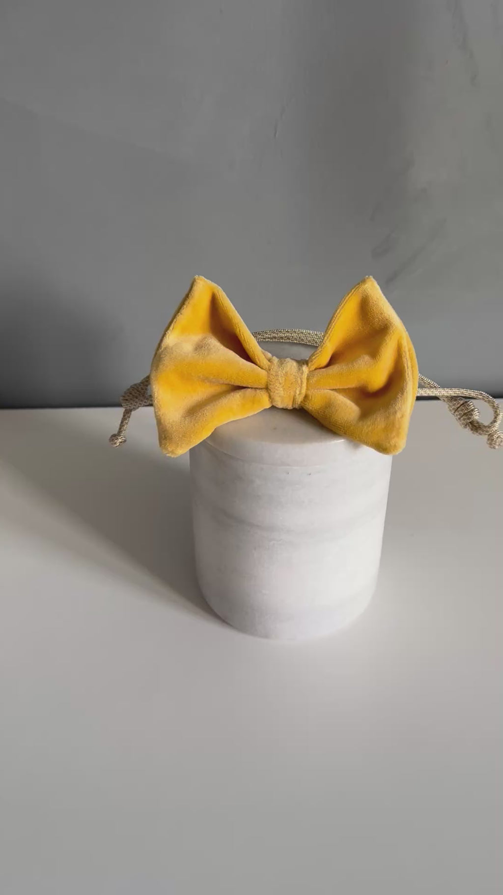 ReadyForBowTie | Velvet Yellow/Gold