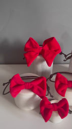 ReadyForBowTie | Velvet Red/Black